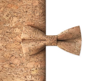 MAY-TIE cork bow tie | Classic Shape | style: Canyon