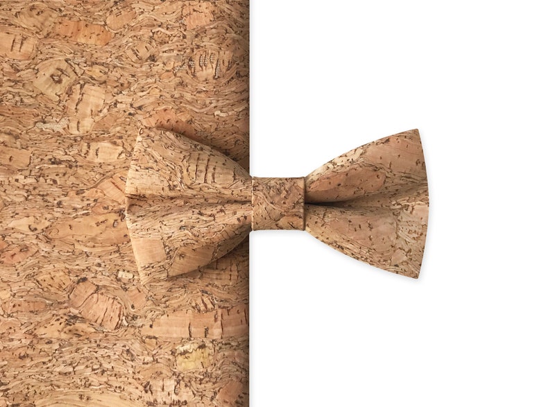 MAY-TIE cork bow tie Classic Shape style: Canyon zdjęcie 1
