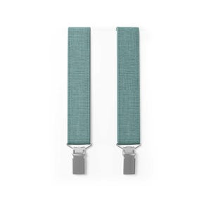 MAY-TIE Men&#39;s Suspenders made of Linen | Eucalyptus Green | Vegan | Classic Y-Shape