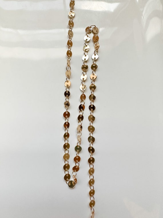 Chains by the Yard, Necklace Chains for Jewelry Making, Necklace Making  Chain, Earring Findings, 14k Gold Plated Chain, 