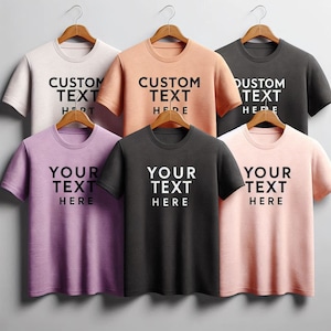 Create Your Own T-Shirt - Customizable Unisex Tee, Perfect for Events & Group or Gifts
