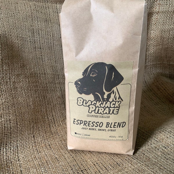 Espresso Blend - BlackJack Pirate Coffee Beans