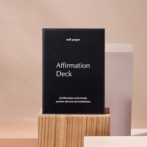 Baraja de cartas de afirmación: regalo de atención plena, tarjetas de gratitud, tarjetas de bienestar, regalo de afirmación, regalo de cuidado personal