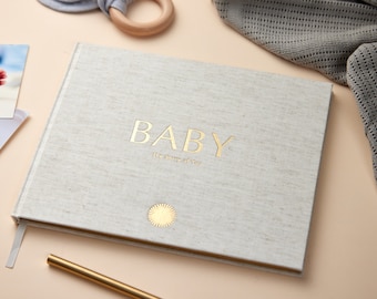 Your Edition Baby Journal Gift - Memory Baby Book for Parents - Luxury 5 Years Milestone Book - Baby Shower for New Parents - Photo Section