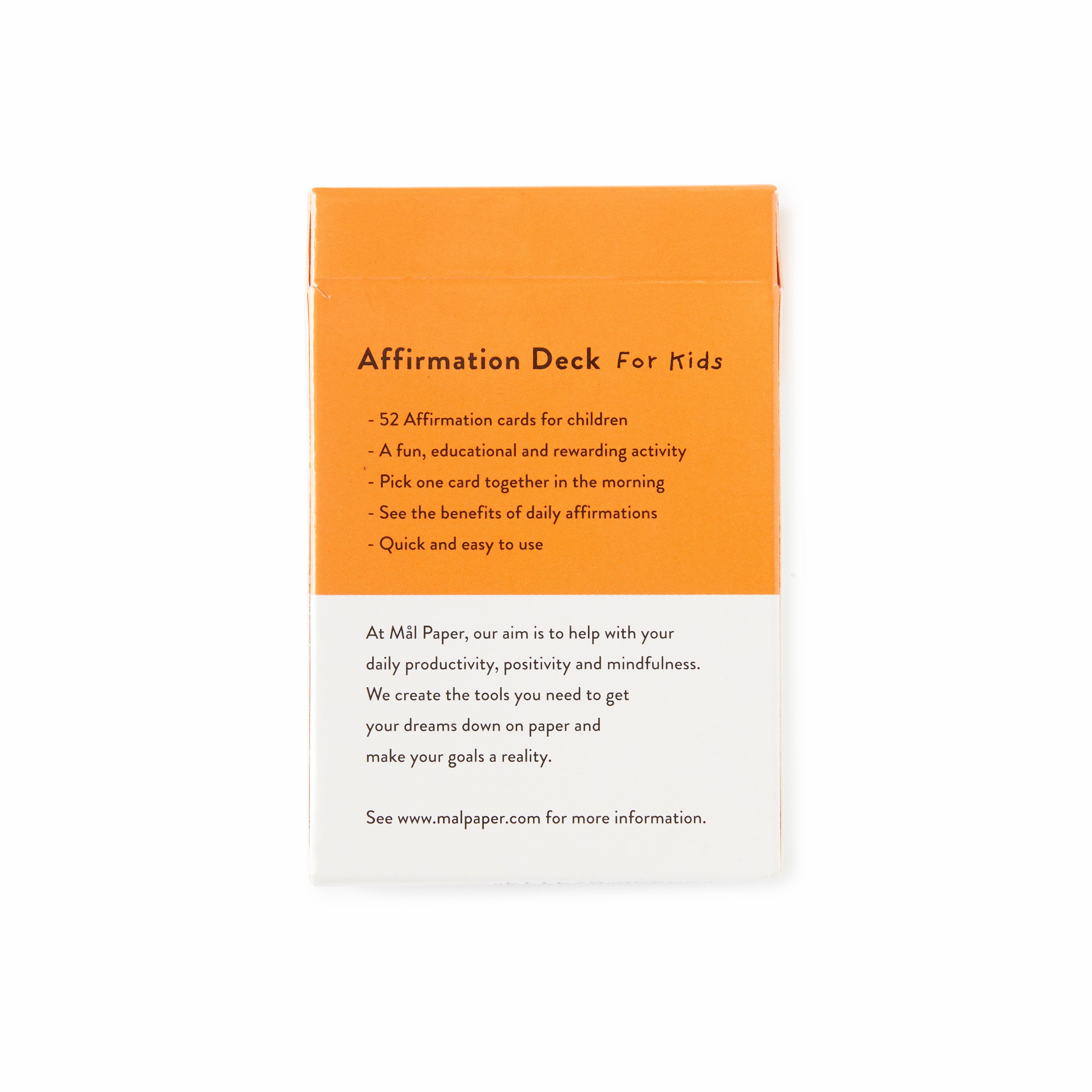 Affirmations for Kids Card Deck Mindfulness Gift, Affirmation Cards for Kids, Daily Gratitude Prompts, Wellness Gift - Version 1
