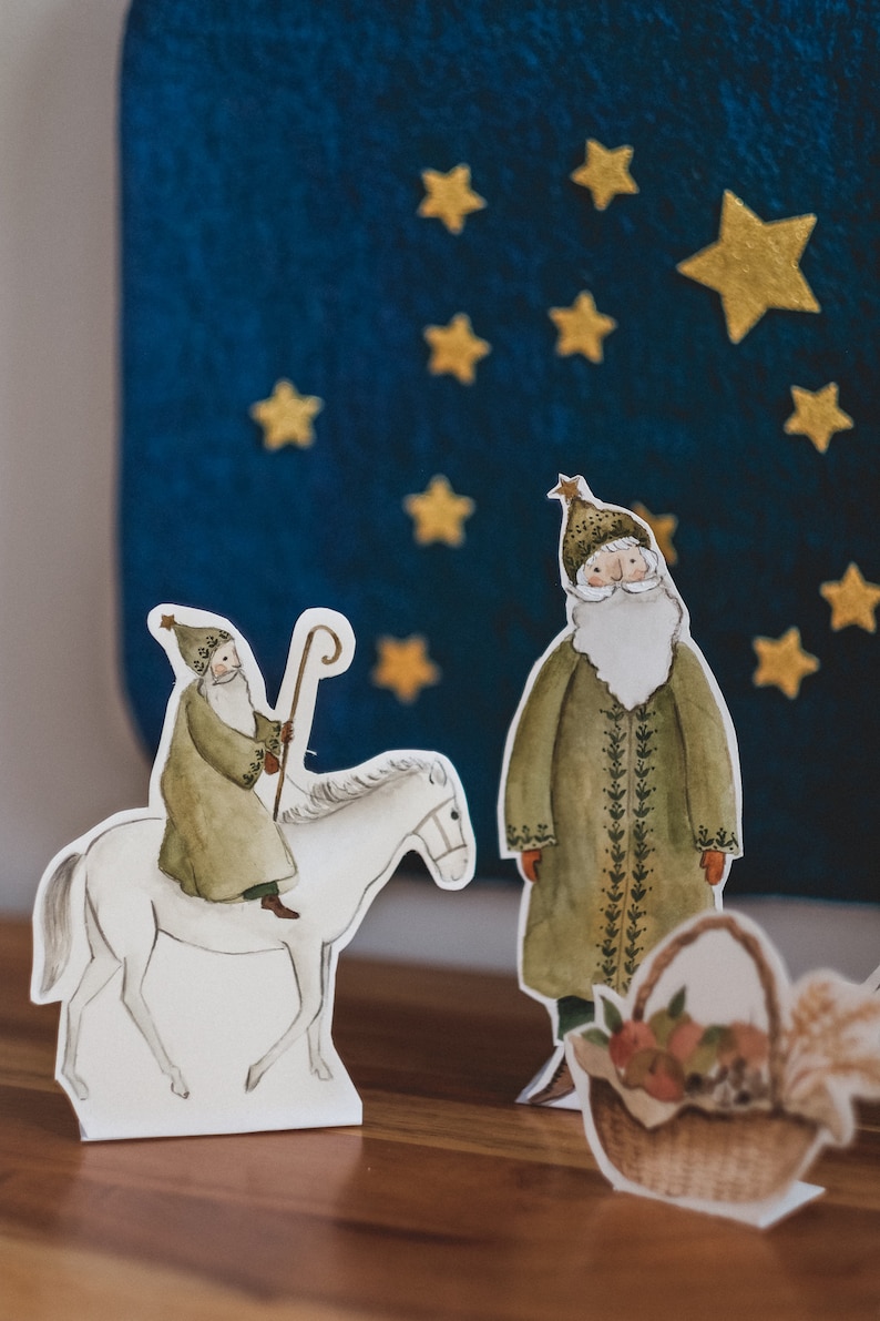 Saint Nicholas Paper Puppets for storytelling image 2