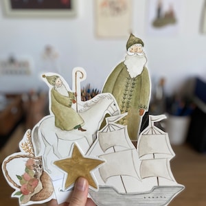 Saint Nicholas Paper Puppets for storytelling image 7