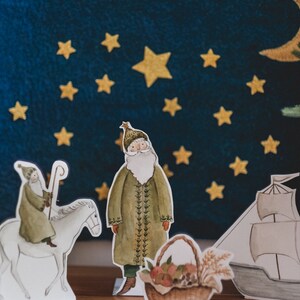 Saint Nicholas Paper Puppets for storytelling image 4