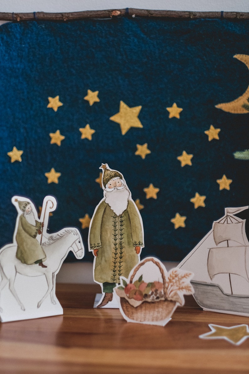 Saint Nicholas Paper Puppets for storytelling image 4