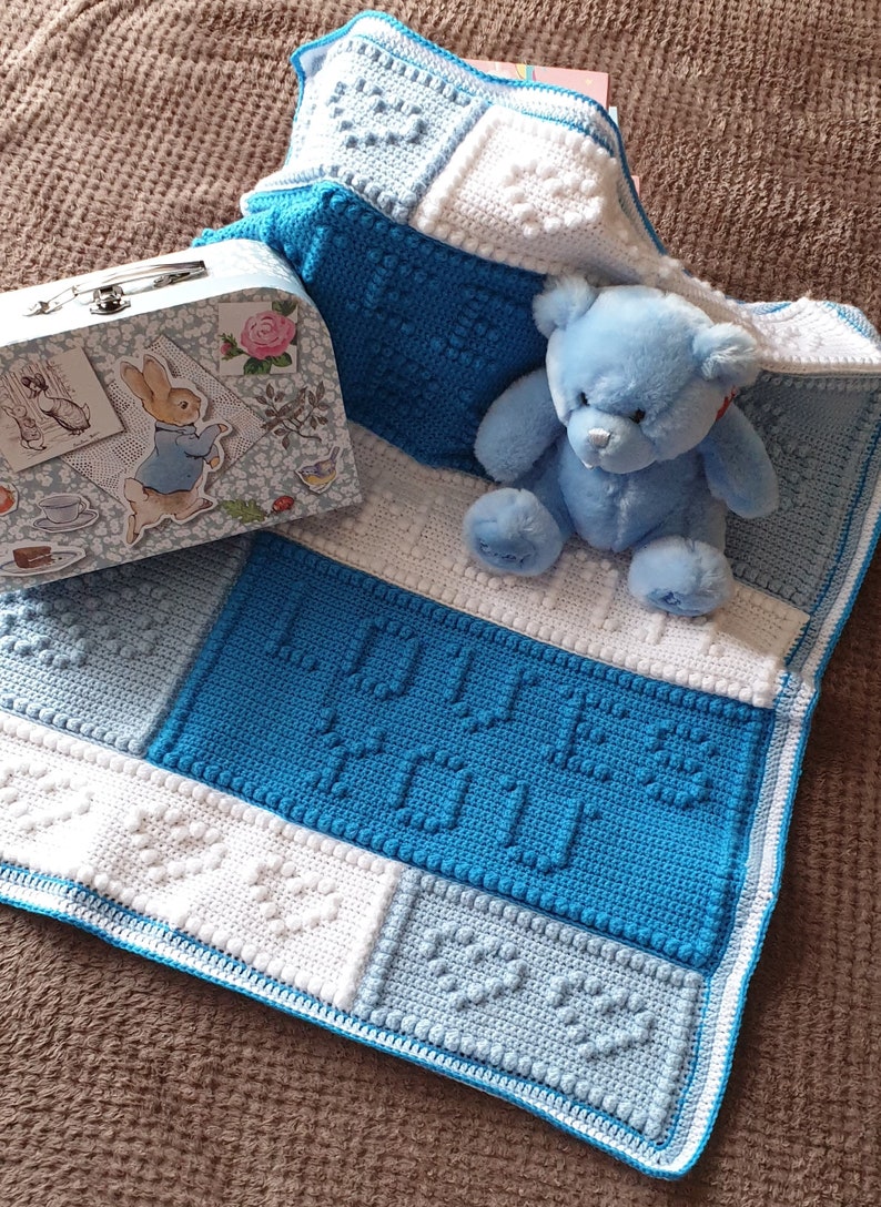 Crochet Bobble Stitch Blanket, Baby Blanket, Baby Shower Gifts Etsy