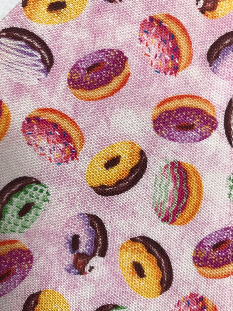 Doughnut Party Reversible Dog Bandana