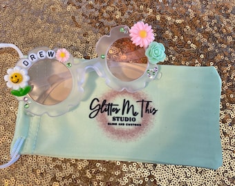 Gafas de sol personalizadas para niños / gafas de sol para niños / para niñas / gafas de sol de niñas / gafas de sol alfabéticas