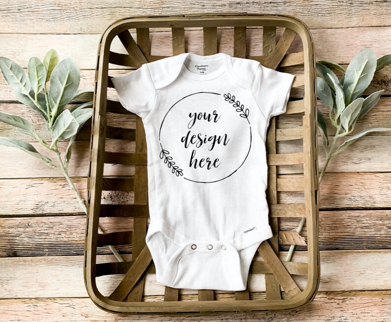 Download Baby Bodysuit Mockup Gerber Bodysuit Mockup Gerber Onesie ...