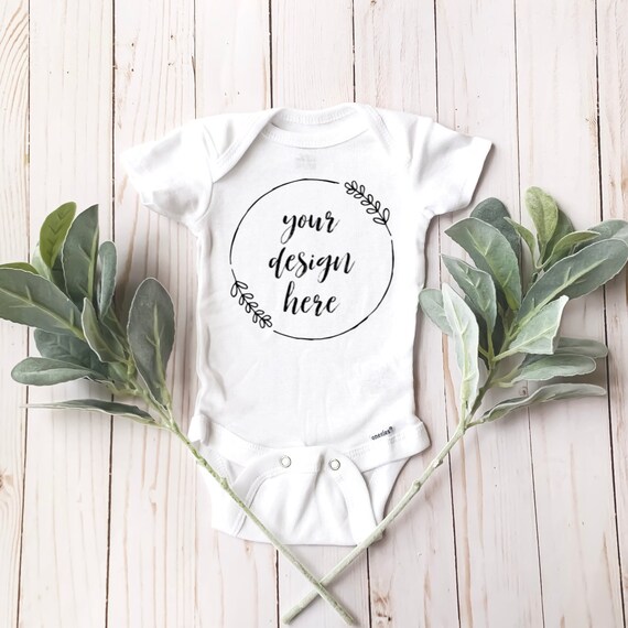 Baby Bodysuit Mockup Gerber Bodysuit Mockup Gerber Onesie Etsy