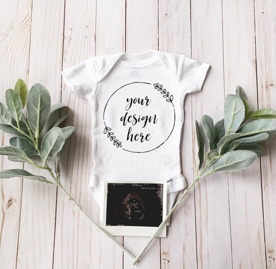 Download Valentine S Day Baby Bodysuit Mockup Gerber Onesie Etsy