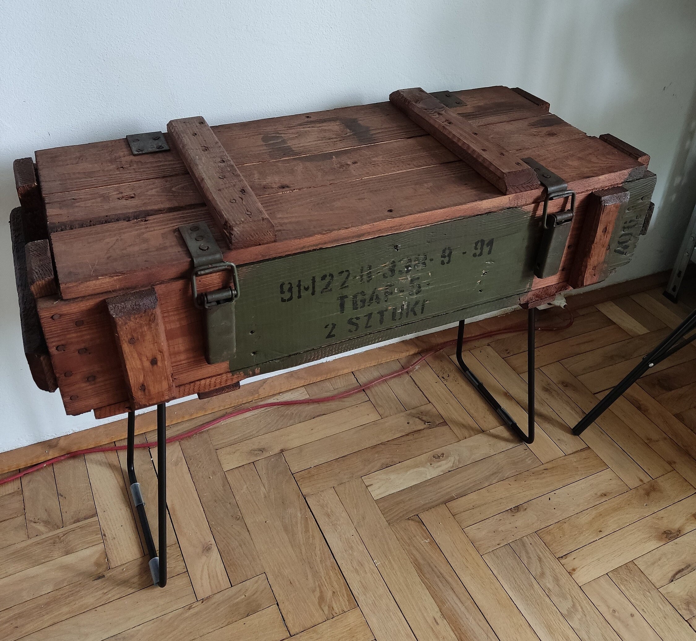 WW II Military Trunk / Foot Locker by Shwayder Brothers – Reduced!