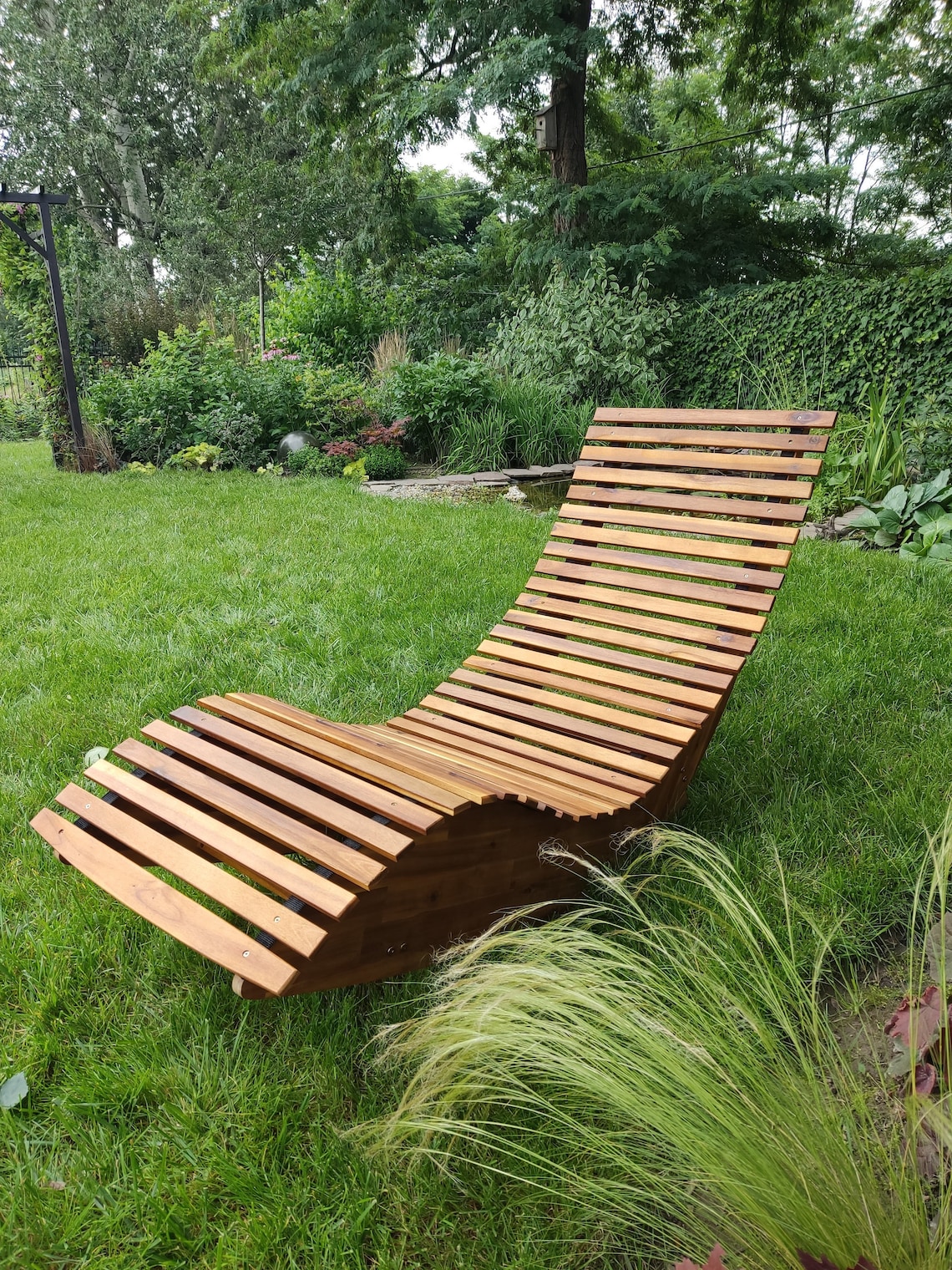 Garden Chair Patio Chairs Outdoor Chairs Deck Chair Wooden Etsy