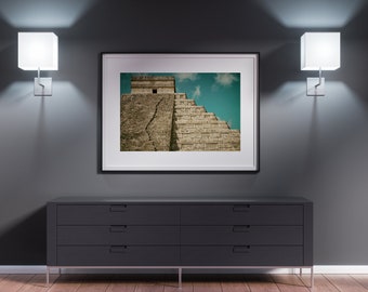 Mayan Pyramid Fine Art Print #3 - Chichen Itza, Mexico, Mexican Art, Arte Mexicana