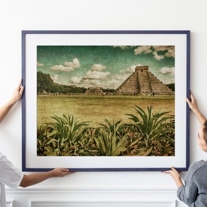 Mayan Pyramid Print #1 - Chichen Itza, Mexico, Mexican Art, Arte Mexicana