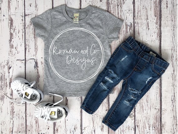Kavio Heather Gray Tee Mock Up Kavio Shirt