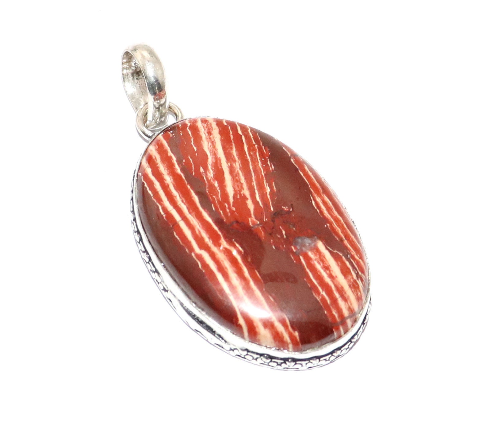 Natural Mosaic jasper Handmade 925 silver plated Gemstone Etsy