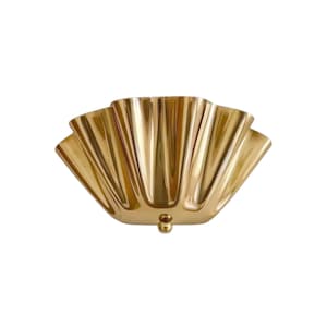 Mid Century Half Flower Wall Sconce Polished Finish Modern Lighting Fixture Customizable