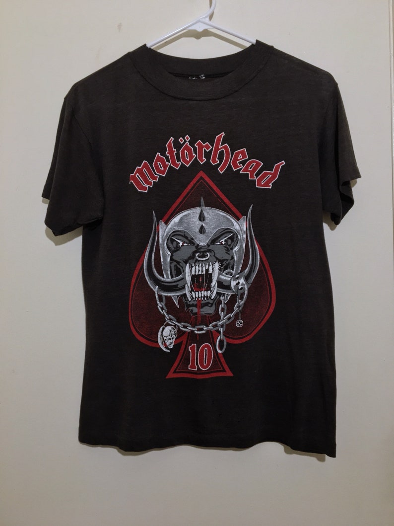 Vintage Motorhead Shirt 1985 World Tour | Etsy