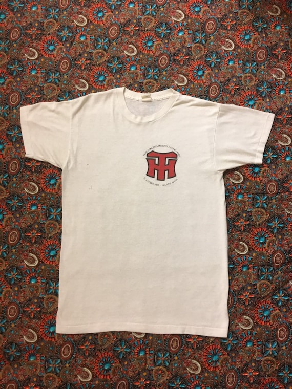Vintage 1983 Talking Heads Shirt Alumni Arena