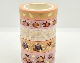 50cm/19.6 inch Create with Pen Washi Sample Set -Fall Collection