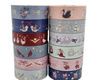 Simply Gilded Washi Sample Set - 12 Days of Christmas Holiday Washi Set