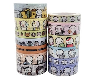 TheCoffeeMonsterzCo Washi Sample Sets