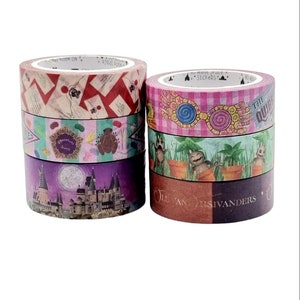 NoWhiteSpaceStickers -Wizarding World washi-monsterset