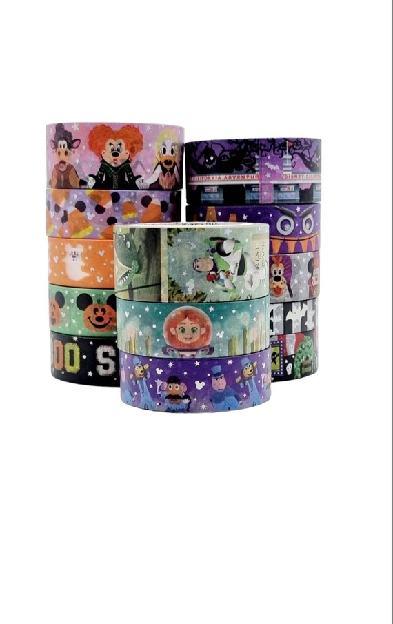 NoWhiteSpaceStickers -Halloween Collection washi sample set
