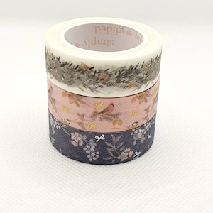 Simply Gilded Washi Sample Set -Glitter Flora & Fauna Collectie