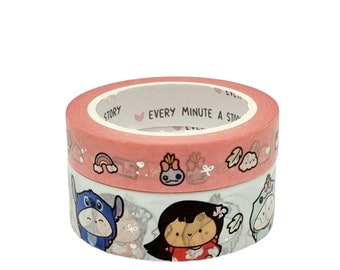 Every Minute A Story Washi Sample Set -Lilo & Stitch Washi Set