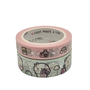 Elke minuut een verhaal Washi sample set -Zijn we er al?