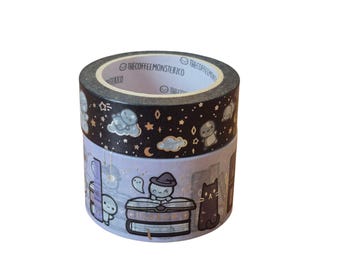 TheCoffeeMonsterzCo Washi-prover - Halloween-tema