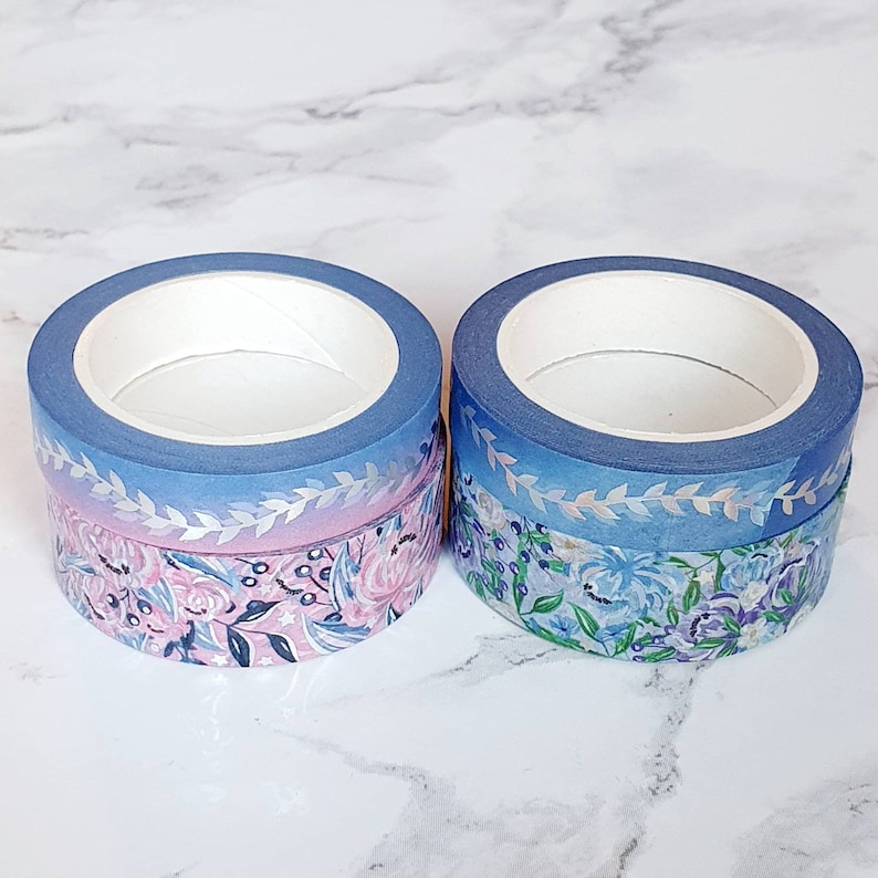 Phantasia Paperie Washi Provset - Tender Blossoms / Twilight Dreams bild 1