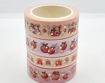 50cm/19.6 inch Create with Pen Washi Sample Set- Peachy