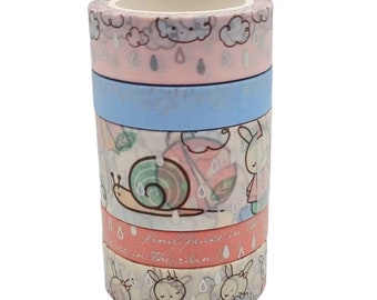 50cm/19.6 inch Create with Pen Washi Sample Set -Spring Showers