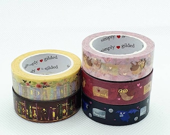 Simply Gilded Washi Sample Set - Happy Mail / Books