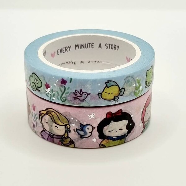 Every Minute A Story Washi Sample Set -Painted Dreams Princess Washi Set 2