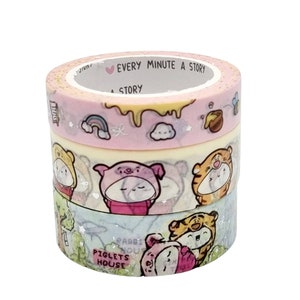 Elke minuut een verhaal Washi Sample Set -A Wonderful World Washi