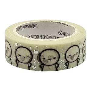 TheCoffeeMonsterzCo Washi Sample- Classic Emoti Washi Tape