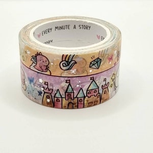 Every Minute A Story Washi-voorbeeldset - Painted Dreams Magical Kingdom Washi
