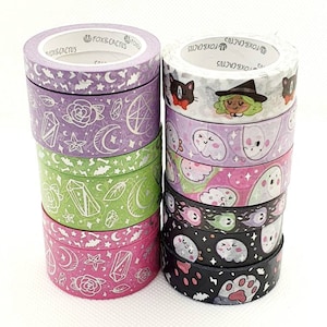 Fox & Cactus Halloween Washi Campioni