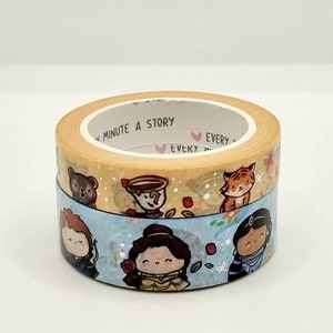 Elke minuut een verhaal Washi Sample Set -Painted Dreams Princess Washi Set 1