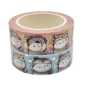 Elke minuut een verhaal Washi Sample Set -Painted Dreams Beanie Washi