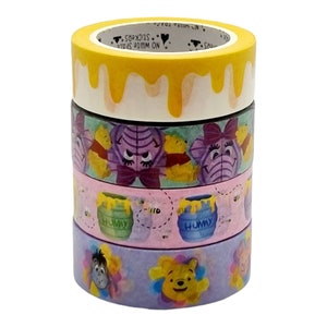 NoWhiteSpaceStickers - Salutations de Hundred Acre Wood washi sample set