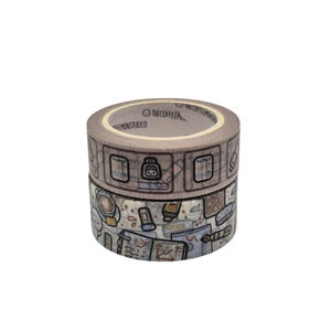 TheCoffeeMonsterzCo Washi-samples - thema voor briefpapier